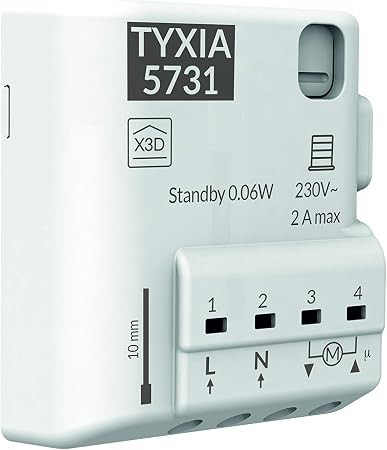 Delta Dore Tyxia 5731 Wireless Roller Shutter Receiver - 6351412