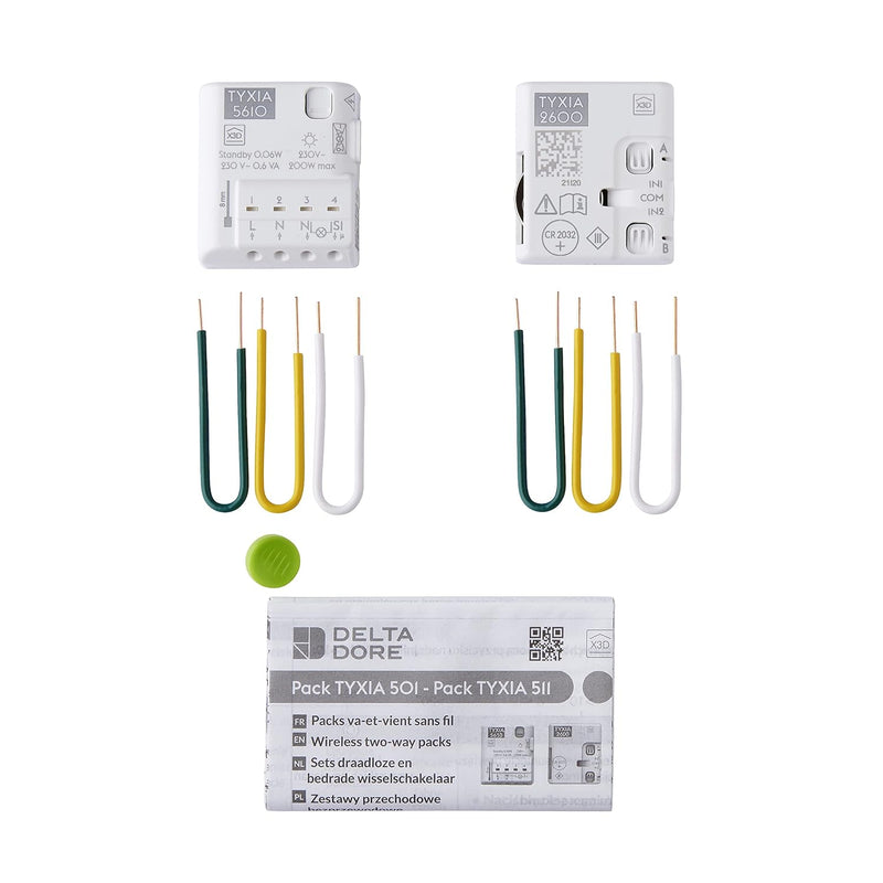 Delta Dore Pack Tyxia 501 Two-Way Lighting Control Pack - 6351407