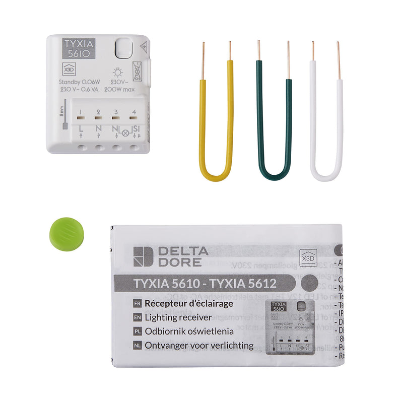 Delta Dore Tyxia 5610 Wireless Lighting Receiver - 6351400