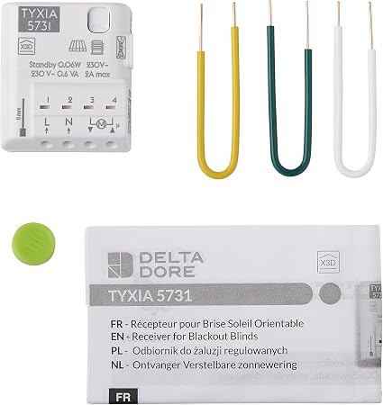 Delta Dore Tyxia 5731 Wireless Roller Shutter Receiver - 6351412