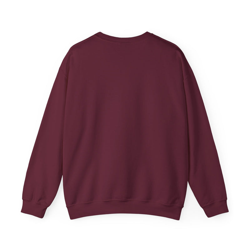 Crewneck Sweatshirt — Vintage Egyptian Scroll Design (“HE SAID SHE SAID CLIMAX THRONE MACHTAY”)