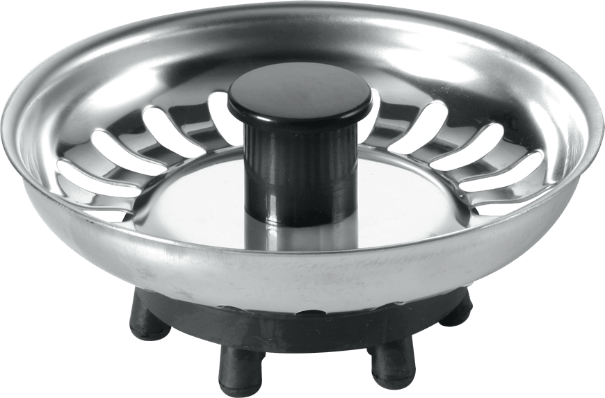 McAlpine BSKTOP Basket Strainer Plug with Rubber Seal S/S