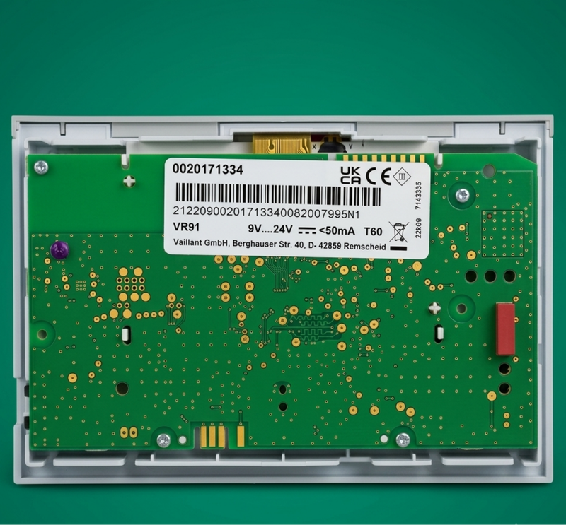 Vaillant VR 91 Wired Digital Programmable Room Thermostat 0020171334