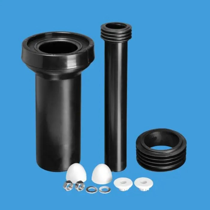 McAlpine FPKIT-3 Universal WC Frame Inlet & Outlet Connector Kit Wall Hung Toilet Pan