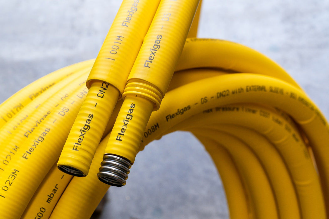 FlexiGas 15mm Double Sleeved Flexible Gas Pipe - 25m Box