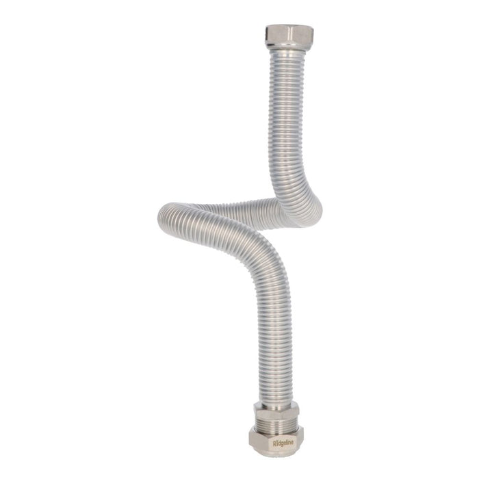 Ridgeline Flexi Connector 15mm Copper Compression x 3/4" BSP Female - 300mm