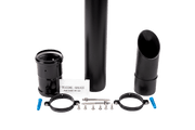 Baxi, Main & Potterton Under-Balcony Eaves Flue Kit – Black | 7211041 - Getplumb