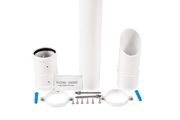 Baxi, Main & Potterton Under-Balcony Eaves Flue Kit – White | 7211039 - Getplumb