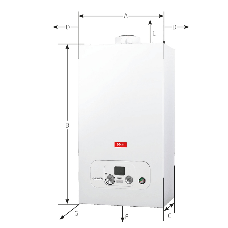 Baxi MainEco Compact 15kW System Boiler Only - Getplumb
