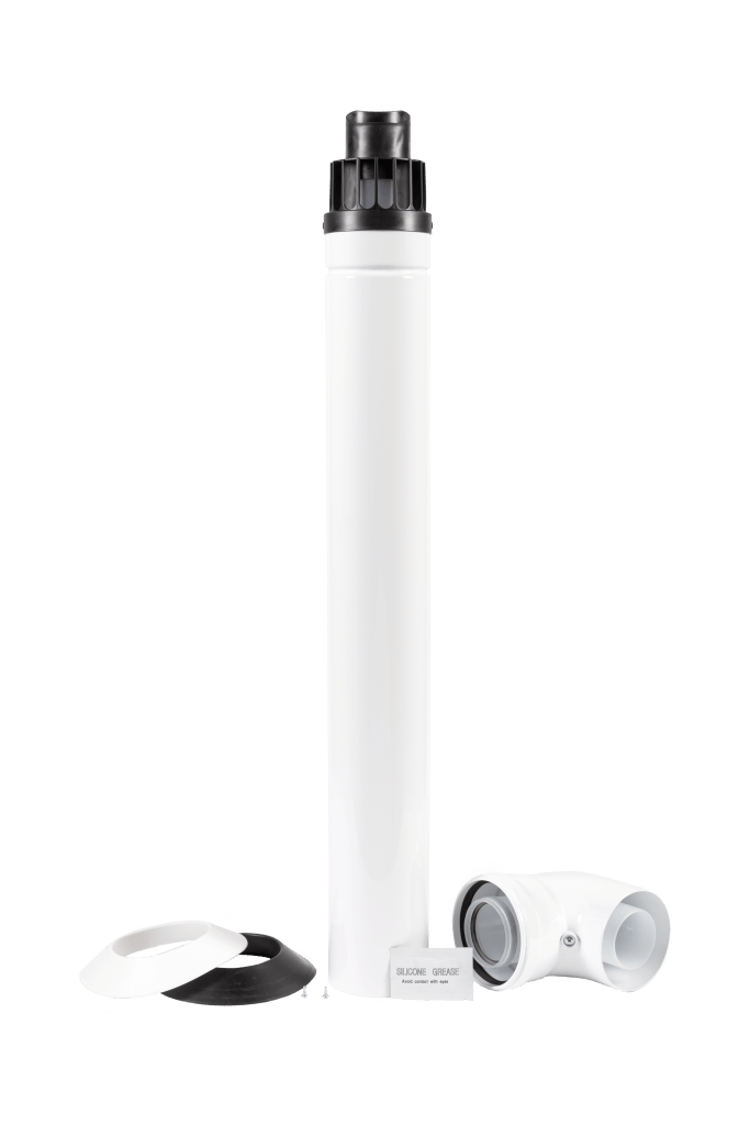 Baxi Multifit 60/100 Horizontal Flue with Low Profile Elbow 7222019 (Baxi, Main, Potterton) - Getplumb