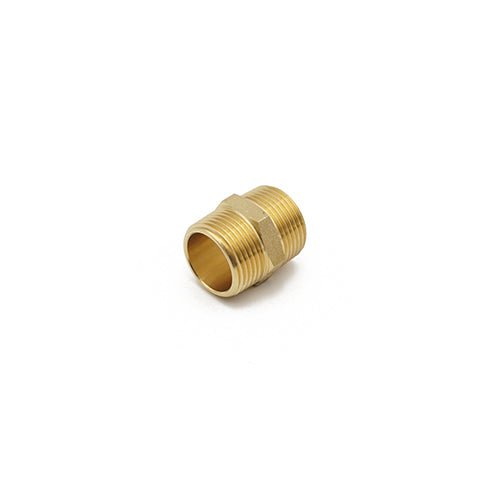 BF280 brass hexagonal nipple 1" - Getplumb