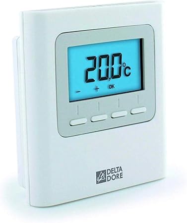 Delta Dore Minor 1000 Wireless Room Thermostat - Electric Heating - 6151058 - Getplumb