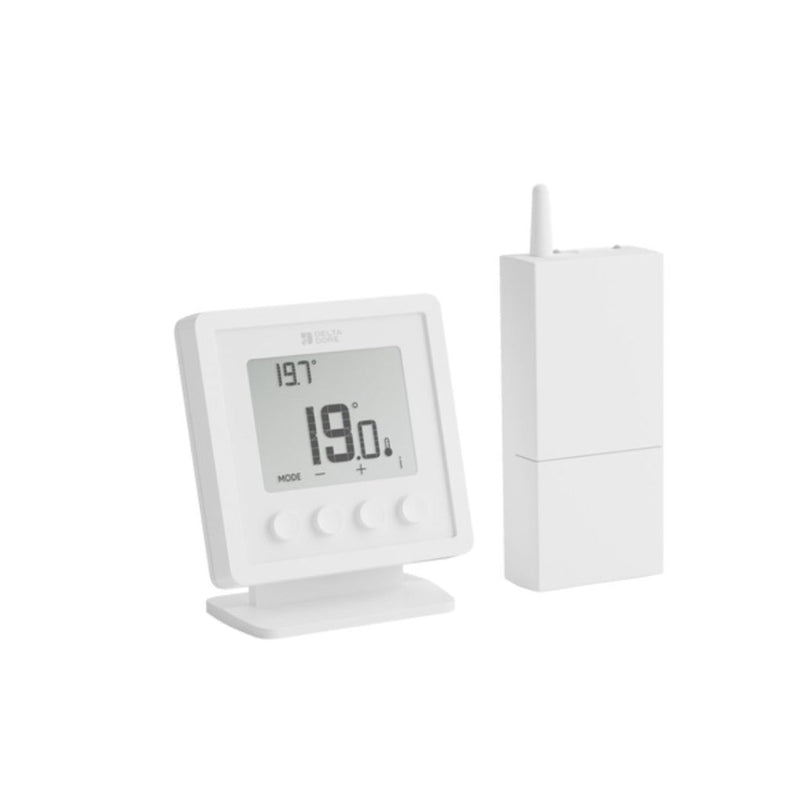 Delta Dore Tybox RF 210 Wireless Room Thermostat - Boiler Plus Compliant - 6051149 - Getplumb