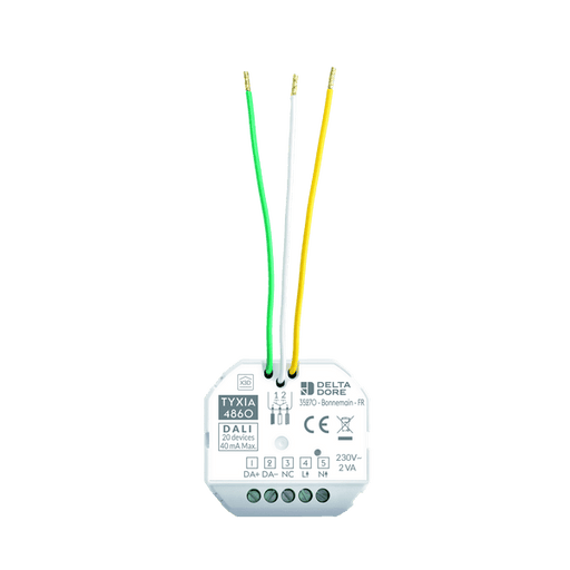 Delta Dore Tyxia 4860 Wireless Lighting Dimmer Module - 6351418 - Getplumb