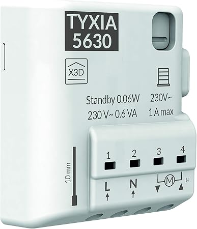 Delta Dore Tyxia 5630 Wireless Roller Shutter Receiver - 6351401 - Getplumb