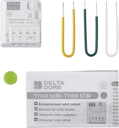 Delta Dore Tyxia 5630 Wireless Roller Shutter Receiver - 6351401 - Getplumb