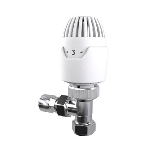 Drayton TRV4 Straight 15mm C/W Head White - Getplumb