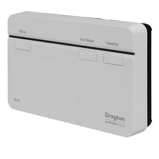 Drayton Wiser Thermostat Kit 3 | Smart Multi - Zone Heating Control System with Hub & Radiator Thermostats - Getplumb