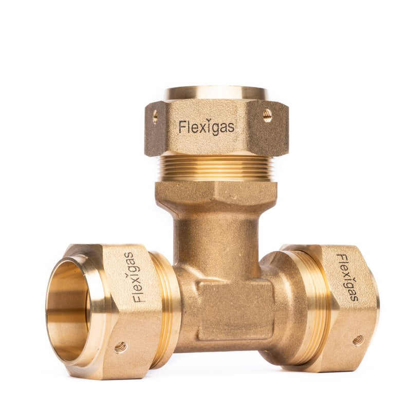 FlexiGas 32mm Equal Tee - Getplumb