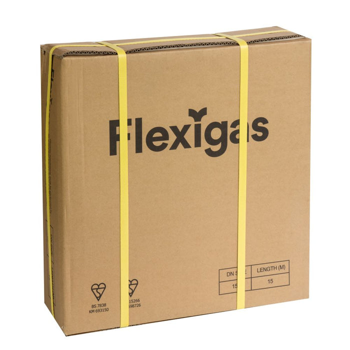 Flexigas 22mm Flexible Gas Pipe 15M Box