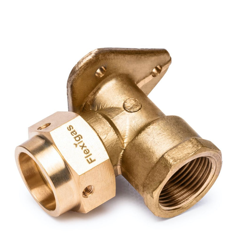 FlexiGas DN15  x 3/4” Female BSP Winged Elbow  - Getplumb
