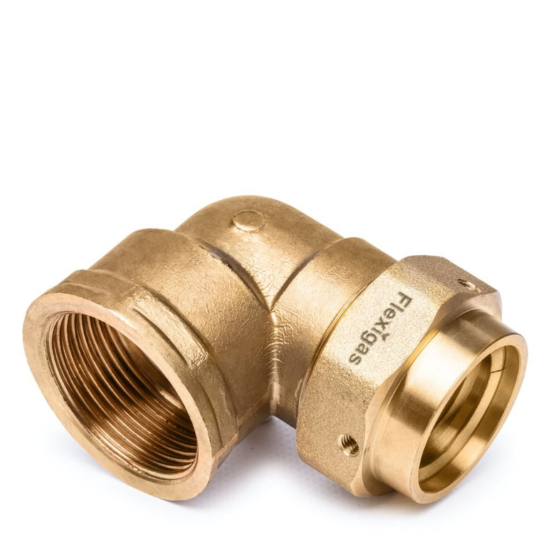FlexiGas DN32 x 1 1/2" Female BSP Elbow  - Getplumb