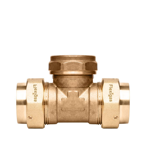 Flexigas Tee Type 3 Fg Dn40 x Fg Dn40 x Copper 54 - Getplumb