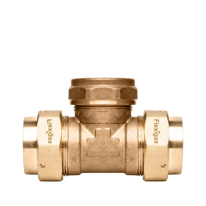Flexigas Tee Type 3 Fg Dn40 x Fg Dn40 x Copper 54 - Getplumb