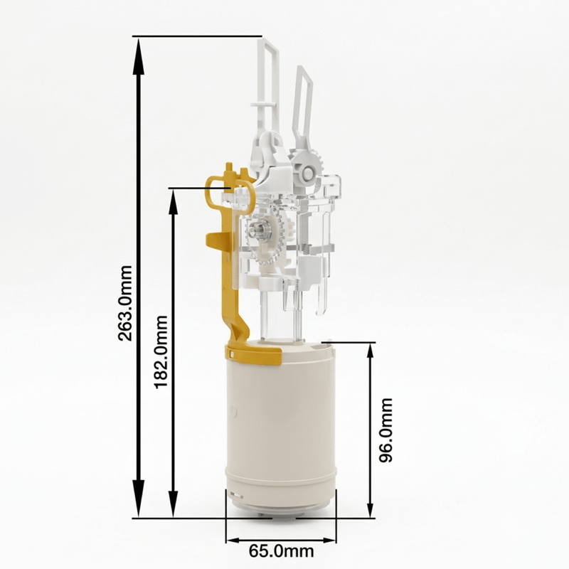 Fluidmaster T Series T06 Dual Flush Valve GR-S293-0001 - Efficient Water-Saving Toilet Mechanism - Getplumb