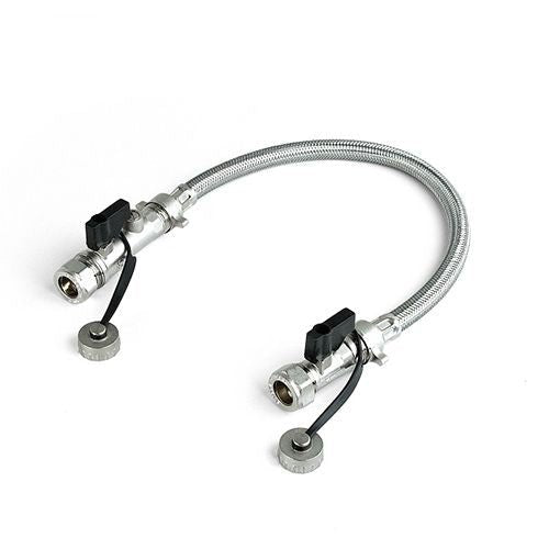 G24 WRAS Approved Filling Loop with Caps for Reliable Water System Compliance - Getplumb