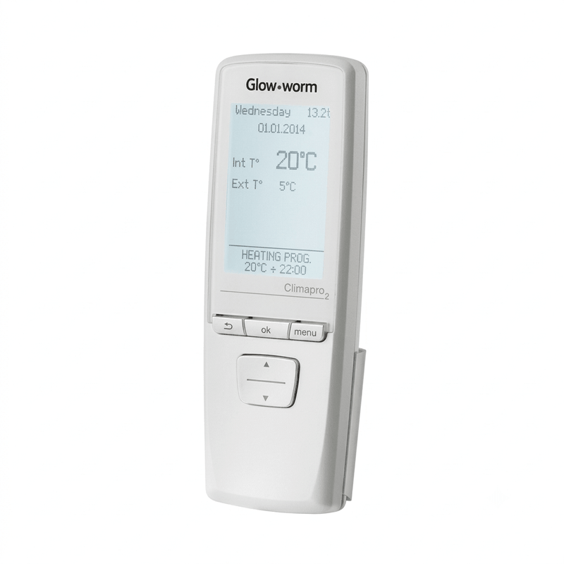 Glow-worm Climapro 2 Radio Frequency Control White - Getplumb
