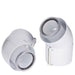 Glowworm 45 Degree Elbow (Pair) - Getplumb