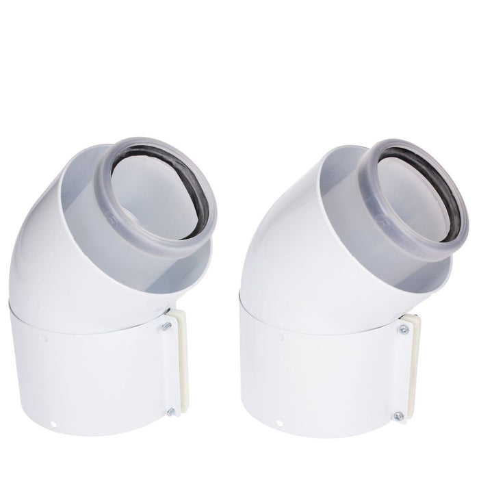 Glowworm 45 Degree Elbow (Pair) - Getplumb