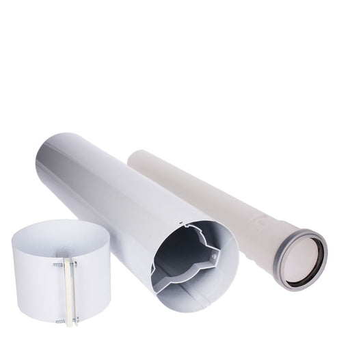 Glowworm Air/Flue Duct 1.0 Metre Extension 80/125kW - Getplumb