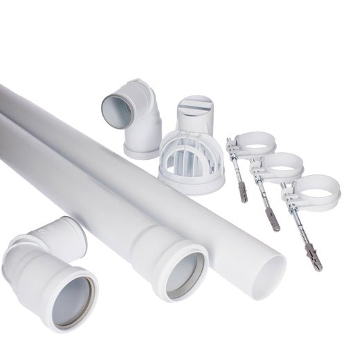 Glowworm Plume Management kit White - Getplumb