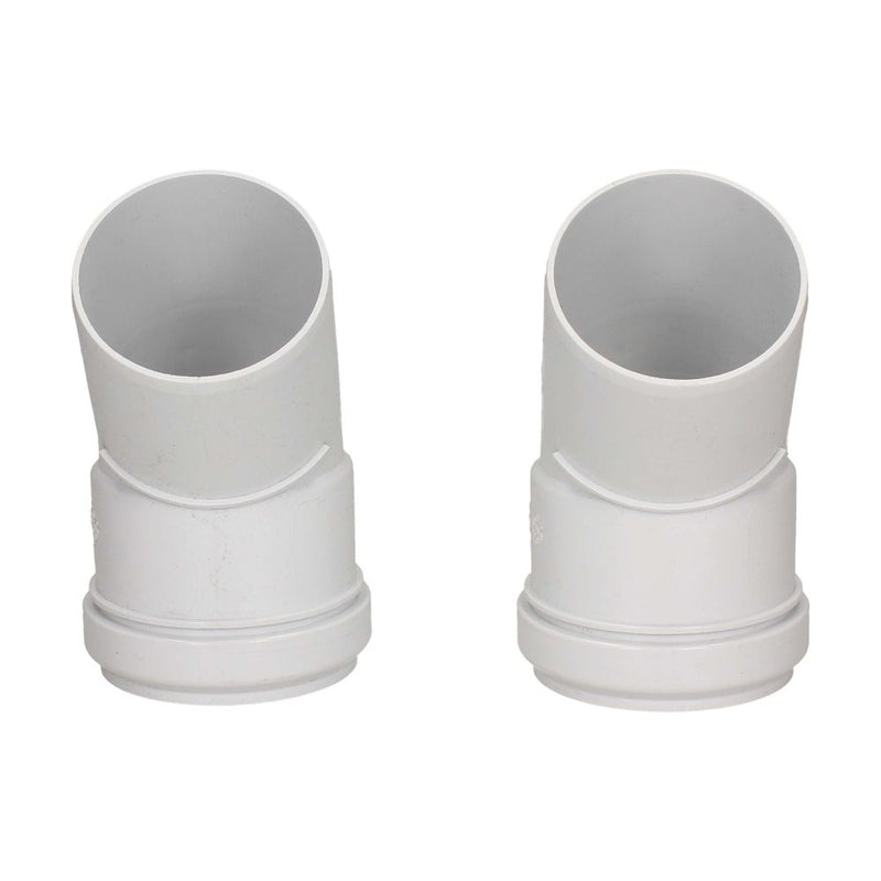 Glowworm PMK 45 Degree Elbow White - Getplumb