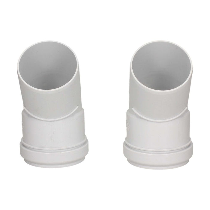 Glowworm PMK 45 Degree Elbow White - Getplumb