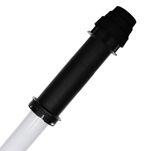 Glowworm Roof Terminal Black 80/125 PP - Getplumb