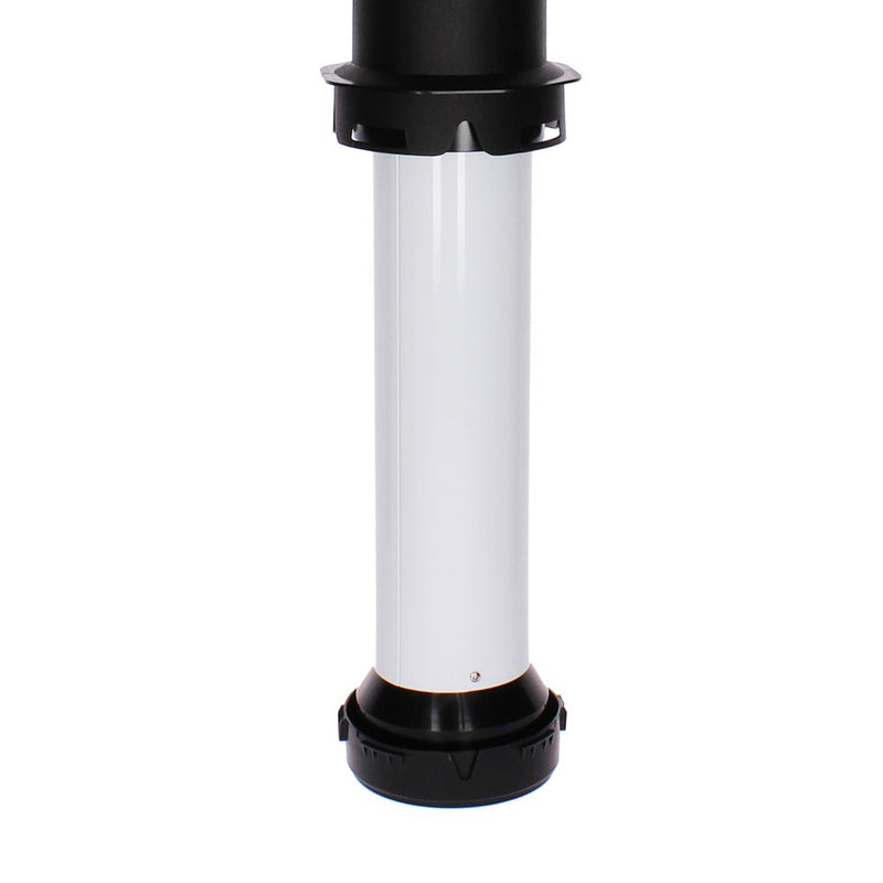 Glowworm Roof Terminal Black 80/125 PP - Getplumb