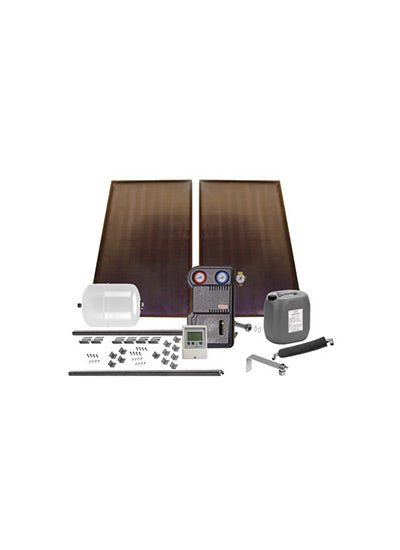 Grant Solar Thermal 2 Collector Bronze In - Roof(tile) Portrait Kit - Getplumb