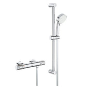 Grohe Grotherm 1000 Thermostatic Shower Mixer 1/2" With Shower Seat - Getplumb