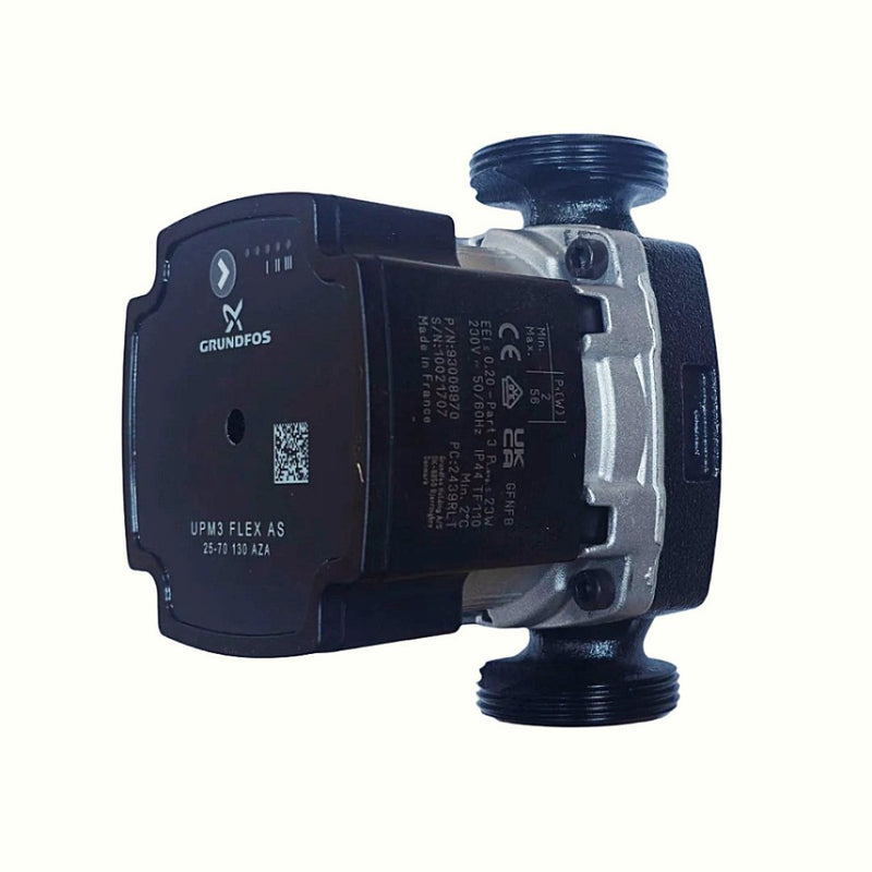 Grundfos UPM - 3 25 - 70 130 AZA FLEX - AS Circulation Pump for Underfloor Heating Manifolds and Heating Circuits - Getplumb