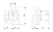 Grundfos UPS25 - 80N Circulation Pump for Hot Water Systems - Getplumb