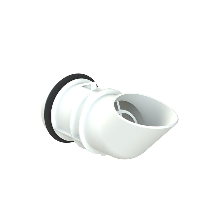 Heatline Deflector Kit DN60 PP White - Getplumb