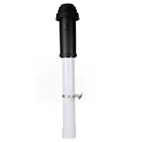 Heatline Vertical Flue Terminal Black - Getplumb