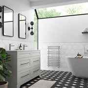 Henrad 1500 x 500 Como Brushed Steel - Getplumb