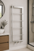 Henrad Lecco Brushed Steel Designer Towel Radiator – 1200 x 500mm - Getplumb