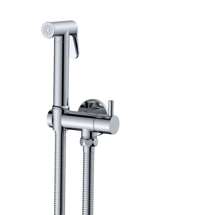 HygiePro™ Chrome Wall Mounted Douche Spray & Mixer Valve Kit – Premium Personal Hygiene Bidet - Getplumb