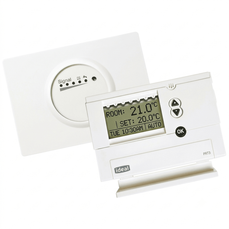 Ideal Logic/Vogue2 RF Room Thermostat & Digital Timer - Getplumb