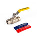 Inta 15mm Universal Lever Ball Valve - GAS / WRAS Approved for Reliable Flow Control - Getplumb